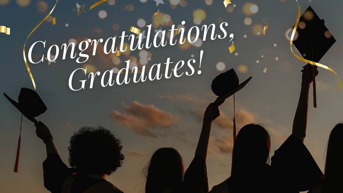 Sending our best wishes to all the Graduates! Congratulations, Class of 2024, you did it! 🎓🙌🎉