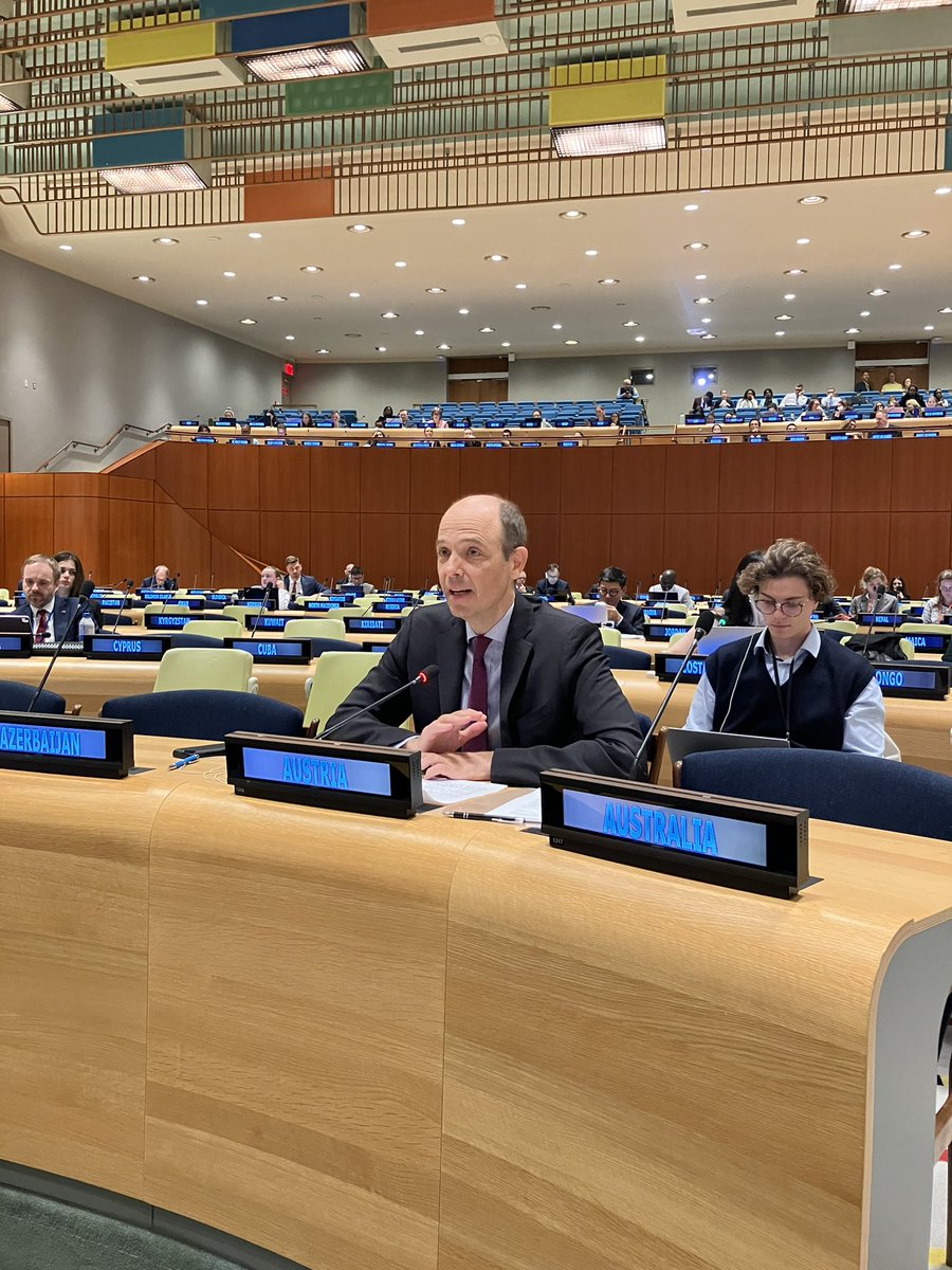 At #SDG16 Conference 🇦🇹 on behalf of the Group of Friends of the Rule of Law stressed that rule of law and equal access to justice for all are key components of just societies and core objectives for the full achievement of the 2030 Agenda. @ItalyUN_NY @SustDev @IDLO