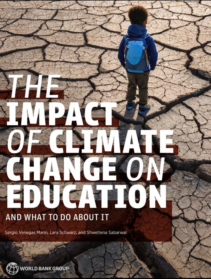 Check out our new policy note: rb.gy/4reheg Over the past month, schools have closed in Bangladesh, the Philippines, India, and Kenya due to climate shocks. These are not isolated incidents of climate shocks.