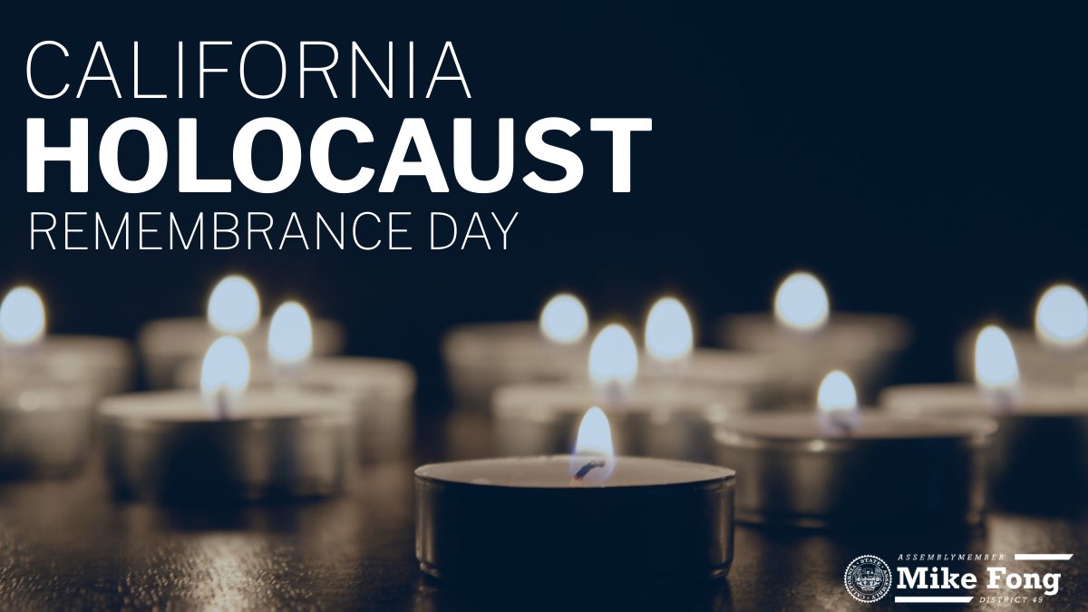 Today we remember those who lost their lives to the Holocaust and are reminded of our continued fight against hate. #HolocaustRememberanceDay