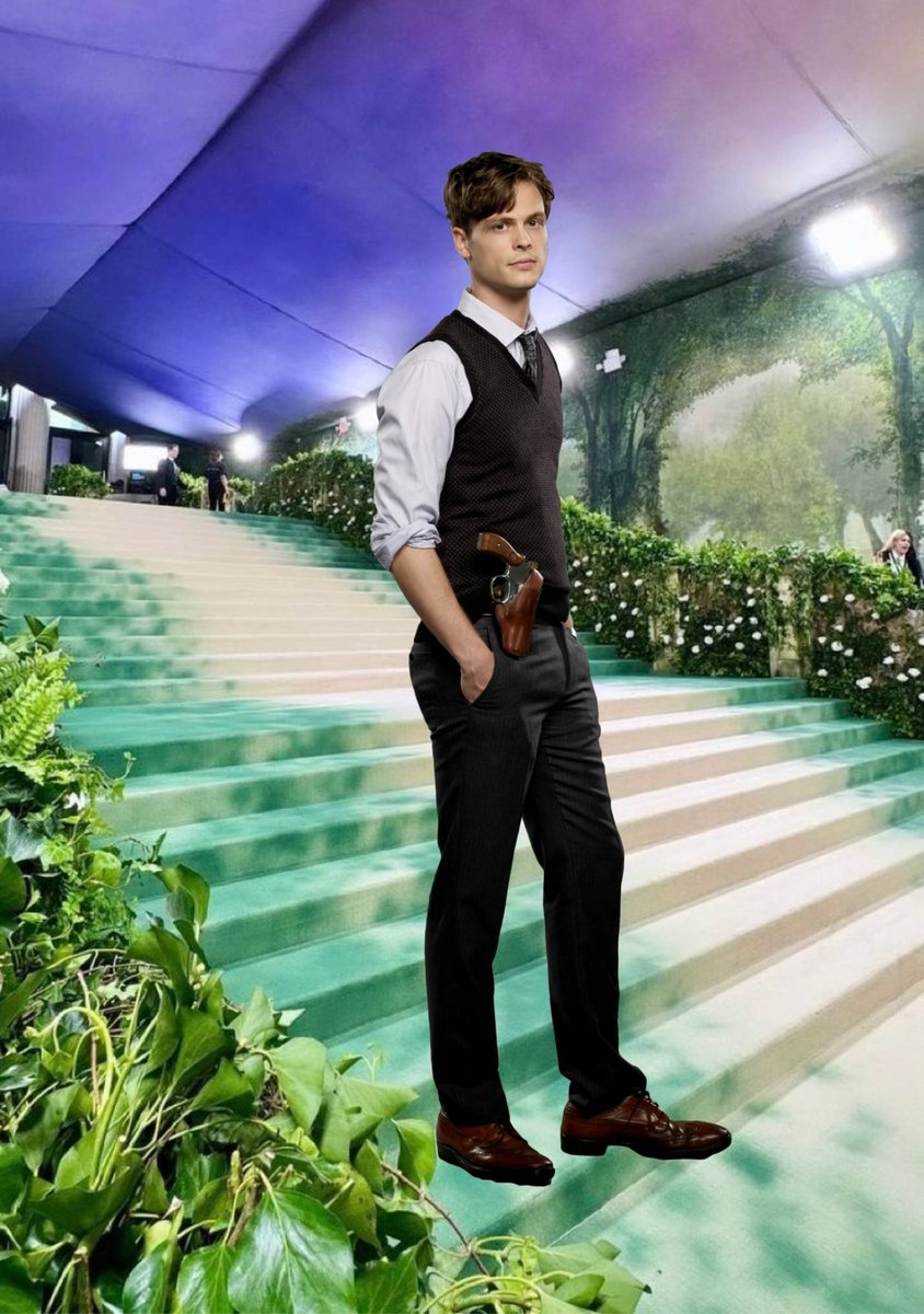 spencer reid has arrived at the 2024 met gala