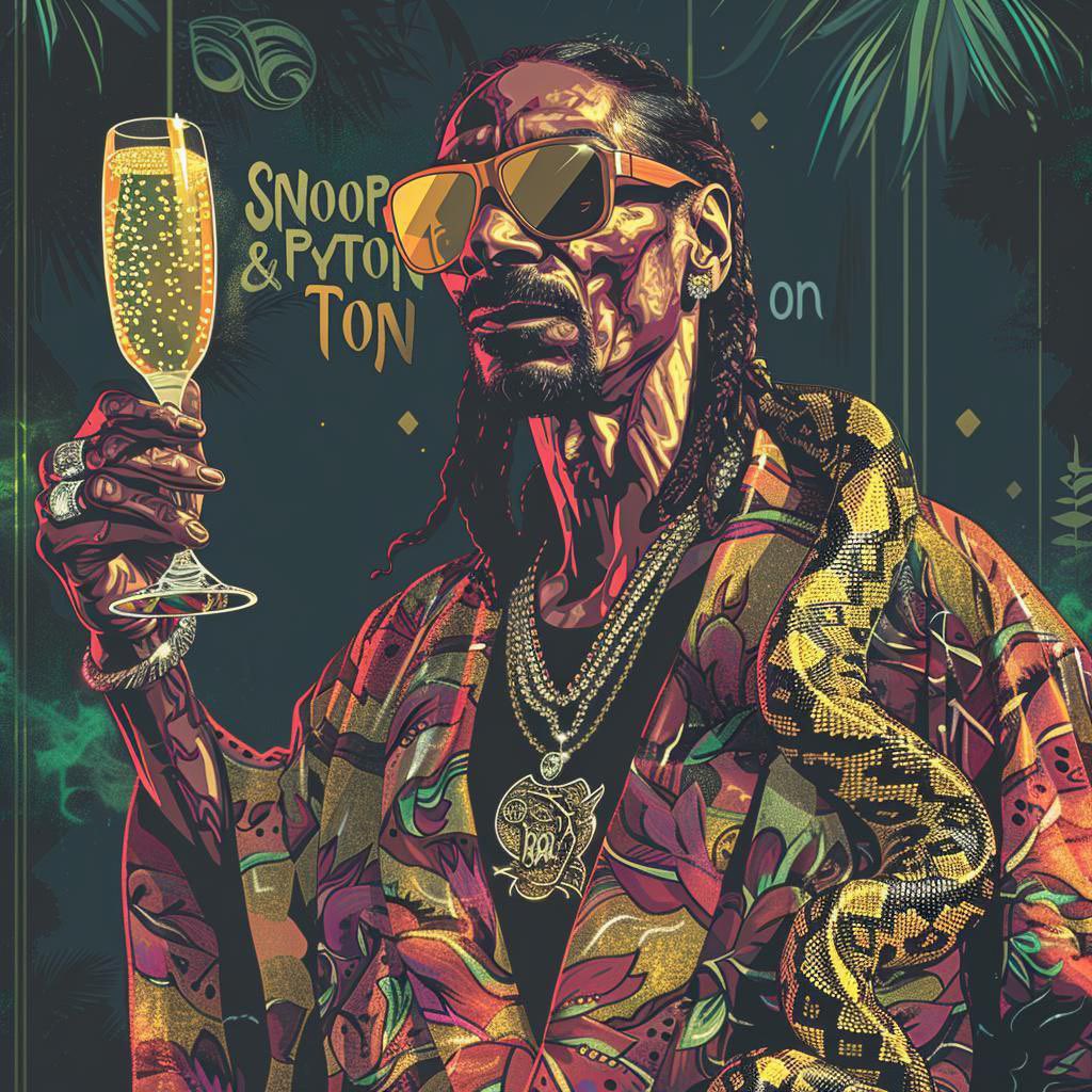 $SNOOP TON & @pytononton 
friends on Ton 

#Snoop #Dog #Art #Meme #Toncoin