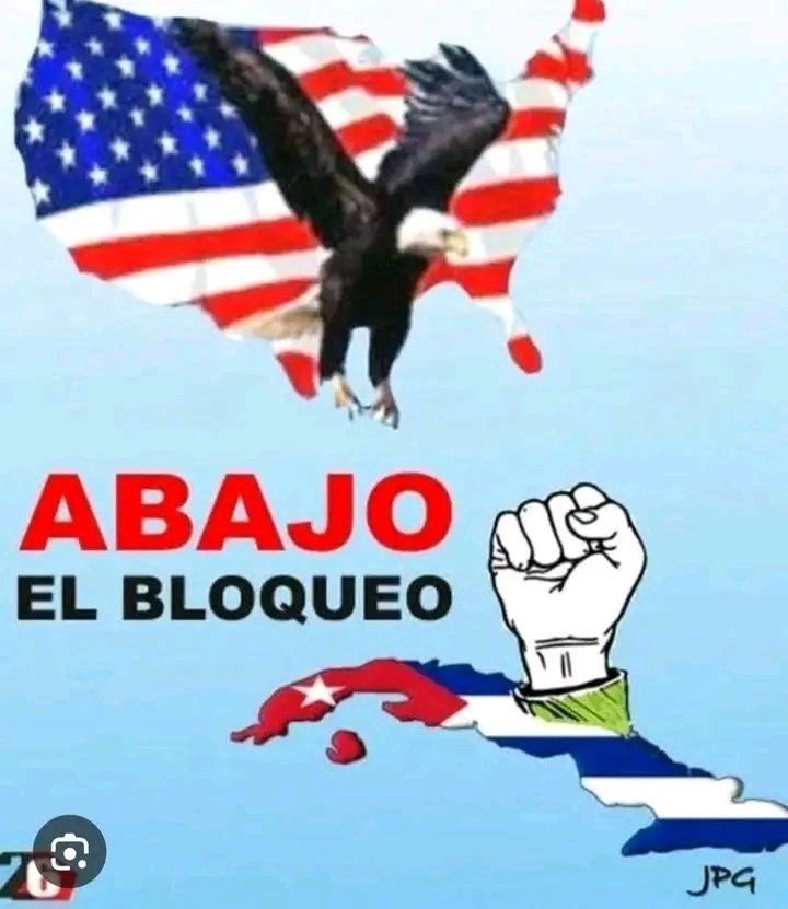 El cruel, asesino, criminal y genocida bloqueo contra el pueblo Cubano, ya son más de 62 años, acabar ya con este, señores imperiales, mejor sin bloqueo.
#FínAlBloqueo.