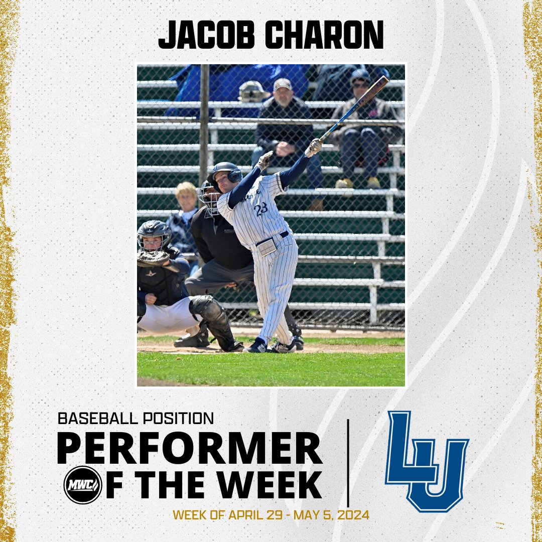 MWC Baseball Position Performer of the Week: Jacob Charon, Lawrence University @LUvikings