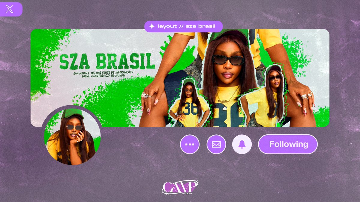 O SZA Brasil está bem brasileirinho de cara nova graças ao layout desenvolvido pelos queridos do @StudioCampy! O que acharam, amores? 🇧🇷