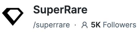 The /superrare channel on @farcaster_xyz just crossed 5K followers. Wednesday last week we had 800. 6X growth in less than 7 days.