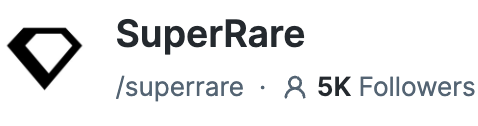 SuperRareJohn's tweet photo. The /superrare channel on @farcaster_xyz just crossed 5K followers. Wednesday last week we had 800.

6X growth in less than 7 days. https://t.co/VCxQ2A6d2c