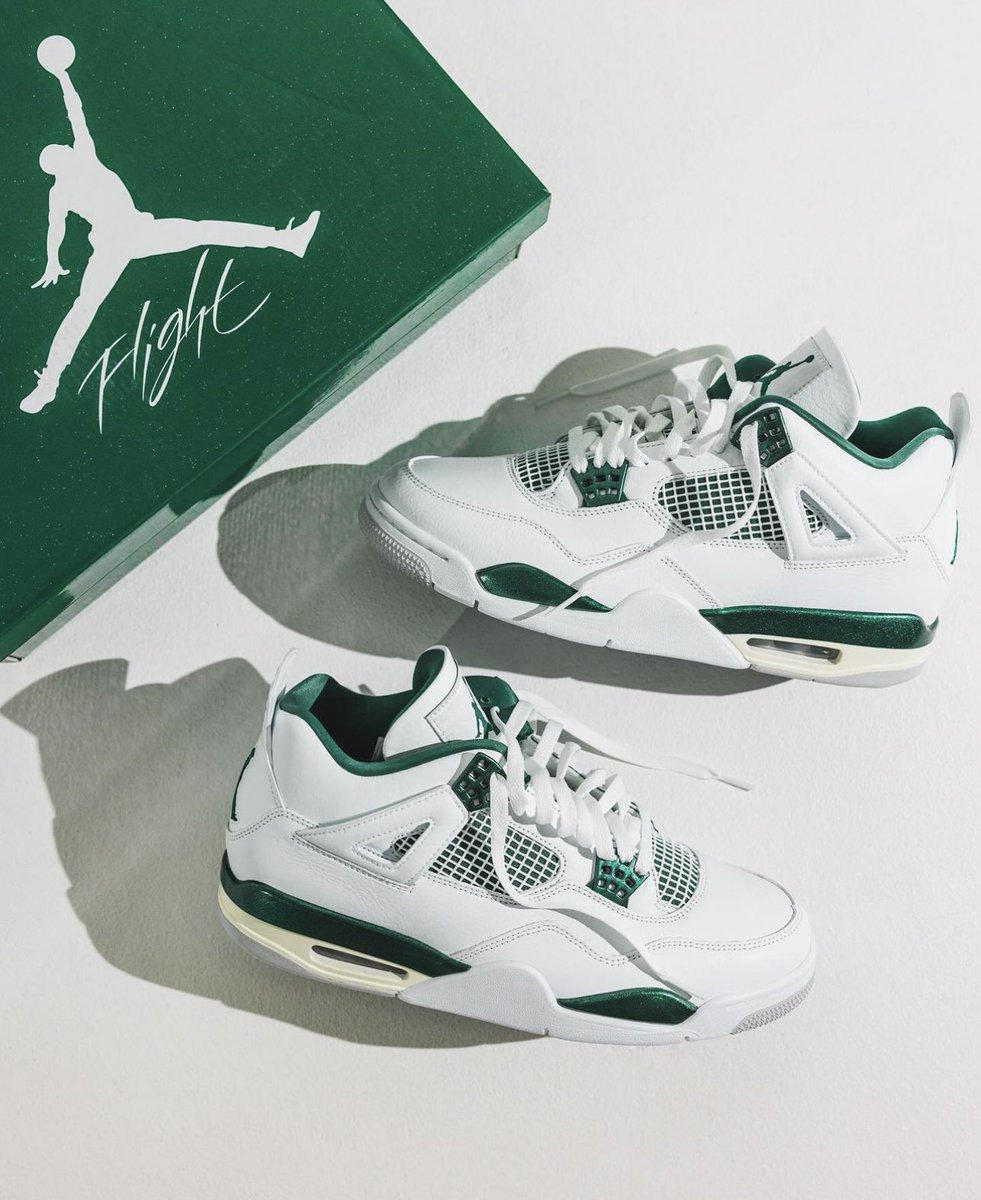 Upcoming “Oxidized Green” Air Jordan 4🌲