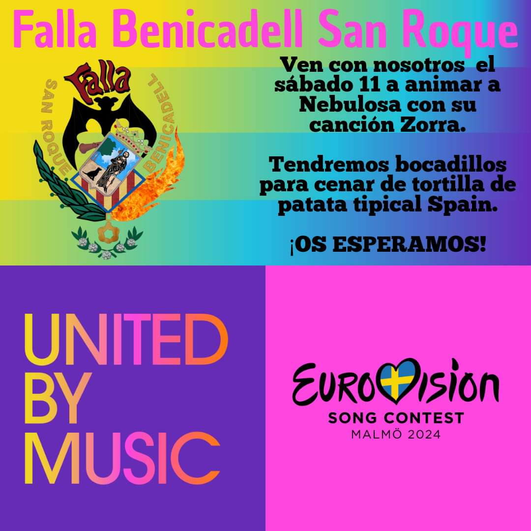 FallaBSR's tweet image. ¿No saps que fer el dissabte? Puix tenim Festa en el Casal, per si no ho tens clar encara...
#FallaBSR #Falles2025 #Eurovision2024 #Zorra #JuntsMolemMes #EnValencià