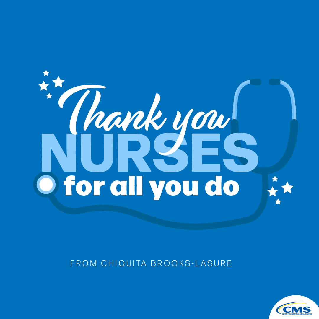 Nurses are the front line of caring for patients. They not only support our hospitals, but they also make health care possible for people across the country. Thank you for your dedication & ensuring patients receive the highest quality of care! #HHSCelebratesNurses #NursesWeek