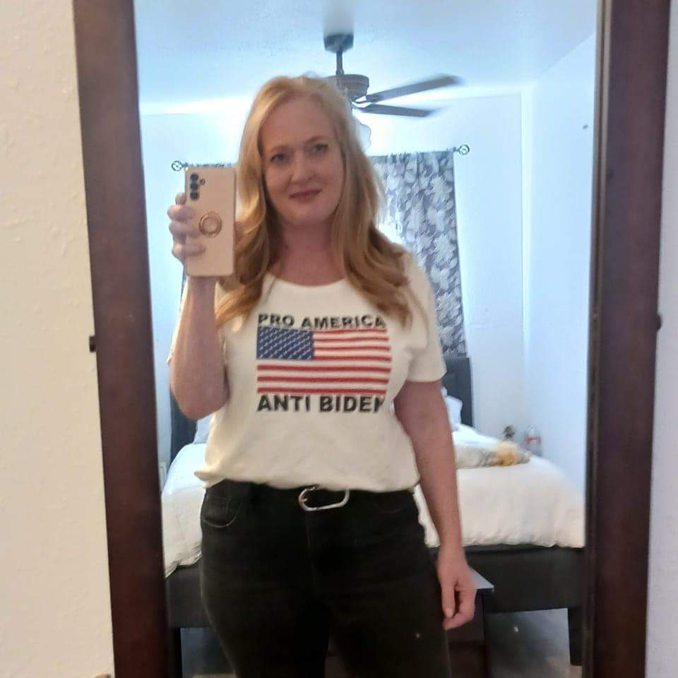 I'm Susanne Michelle, and I'm from Kansas. I'm 50 years old and I will NOT be voting for Joe Biden in November.