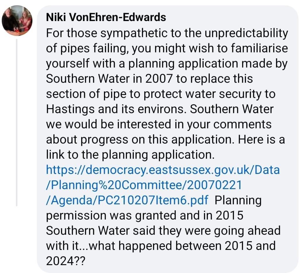 The plot thickens. Over to you, @SouthernWater