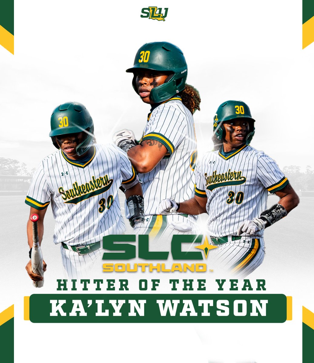For the second straight season, the @SouthlandSports Hitter of the Year represents @LionUpSoftball | The senior led the team with a .400 batting average, 50 runs, 66 hits and 30 stolen bases during the regular season #LionUp