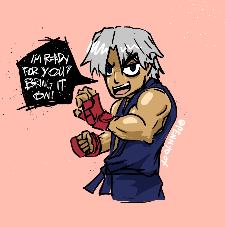 Last night's speed drawing request #2
This one was really specific, something about Ken in a specific pose, specific version of the game, and a specific outfit color, and then the entire chat was like 'aw naw, it's dark ken, isn't it?' 😂💀
#sf6_ken #kenmasters #streetfighter6