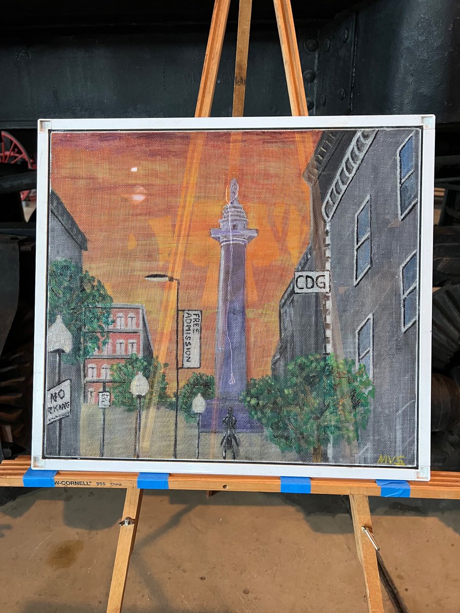 There’s a cool painted screen exhibit at the <a href="/borailmuseum/">B&O Railroad Museum</a> right now in case you needed another reason to go.