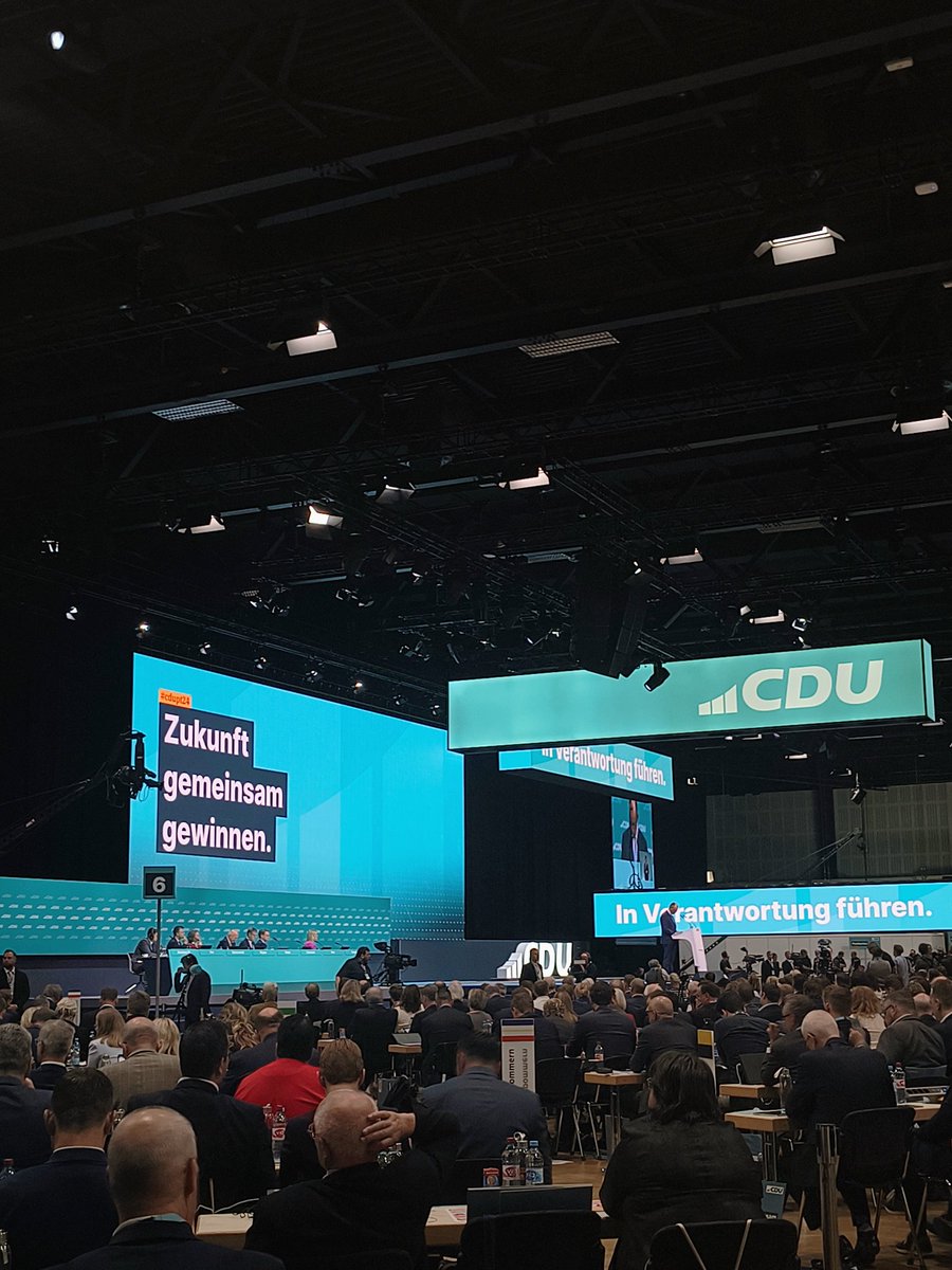 Willkommen auf dem 36. Bundesparteitag der #cdu in Berlin!