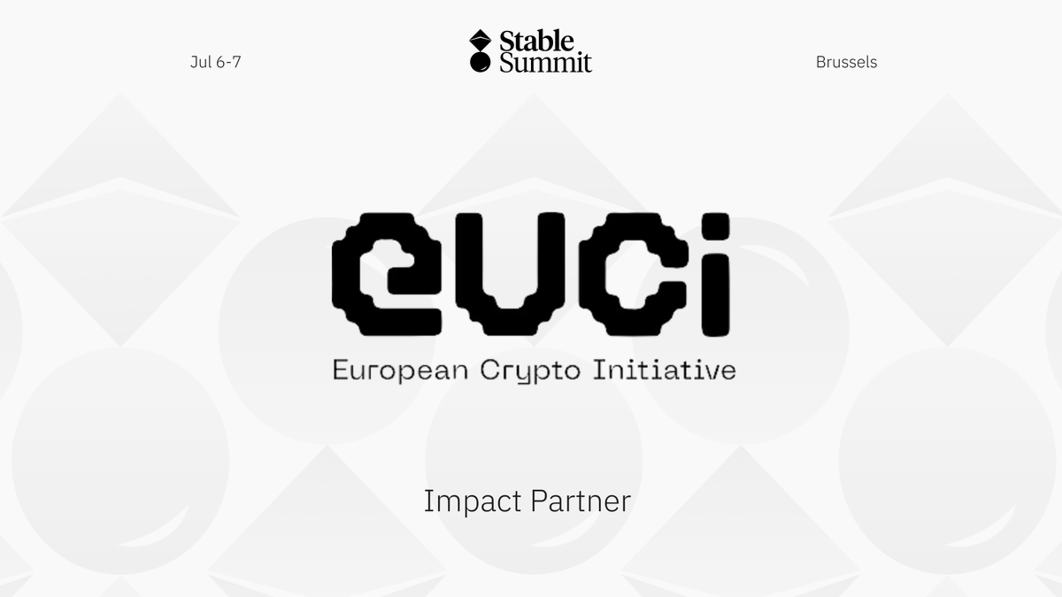 We're proud to announce our support for @EuCInitiative! EuCI champions regulation favouring decentralised applications. Gain clarity & foster industry collaboration with us in Brussels. Let's shape regulatory discussions that nurture innovation & preserve the ethos of DeFi!
