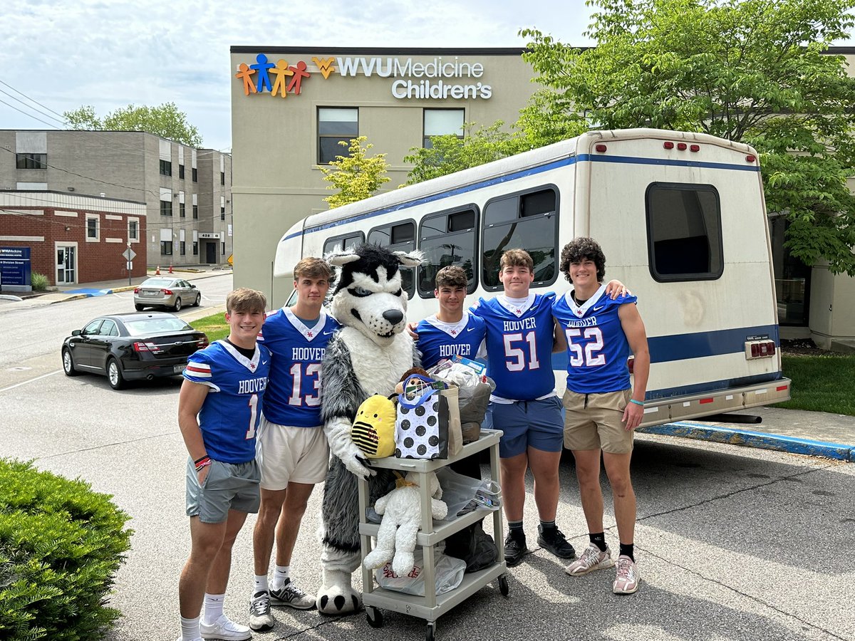 Hoover is donating items for patients in the brand-new pediatric inpatient unit at WVU Medicine Children’s in Charleston at Thomas. These small donations go a long way in making the children smile and makes their time in the hospital a little easier.