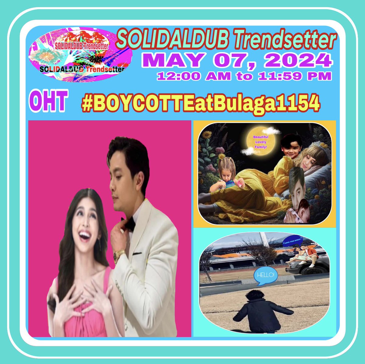 TBADN has faced a lot of obstacles but we never gave up Let's continue d fight 4 TRUTH& HONOR 4 ALDUB @aldenrichards02 @mainedcm & the TRUE BLOODED ALDUBNATION. RESPECT BEGETS RESPECT Our OHT 4 MAY 07, 2024 ALDUB PA RIN #BOYCOTTEatBulaga1154 NO TO SOLO PROJECTS