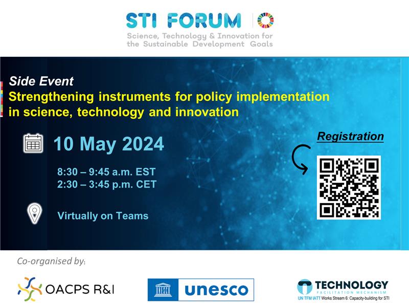 The UN Interagency Task Team Workstream 6 on Capacity Building in Science, Tech & Innovation (involving our Ludovico Alcorta, Mindel van de Laar and Carlo Pietrobelli) has co-organised an #STIForum Side Event happening this Friday at 14:30.

Register now: bit.ly/4a4gVs9