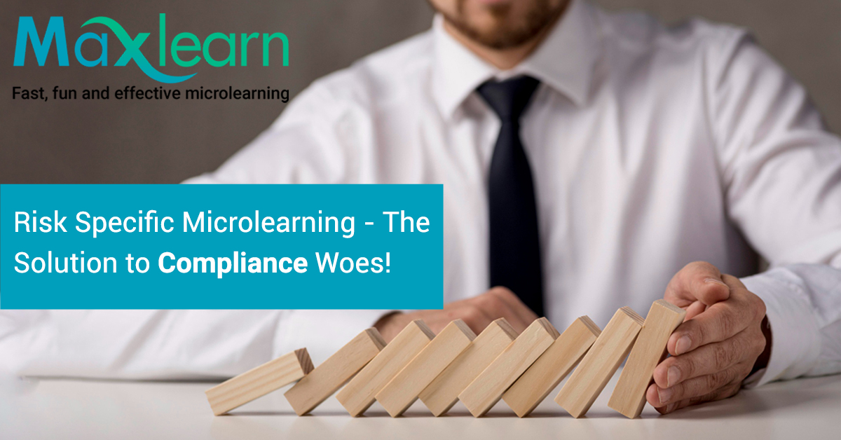 Understanding how microlearning can transform Compliance & Ethics training when coupled with a risk-specific training approach. Continue Reading...maxlearn.com/.../game-chang…
#riskspecifictraining #compliancetraining #gamechanger