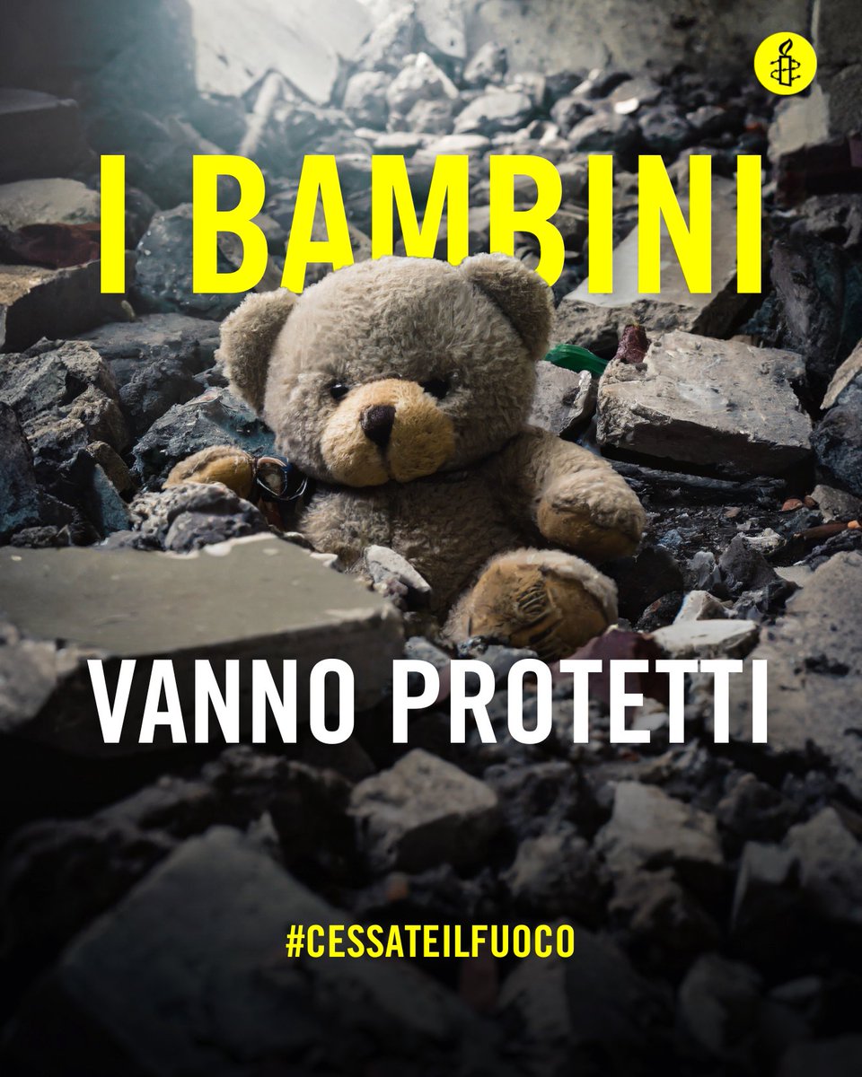 I bambini vanno protetti. #cessateilfuoco, ora! bit.ly/3s35ktL