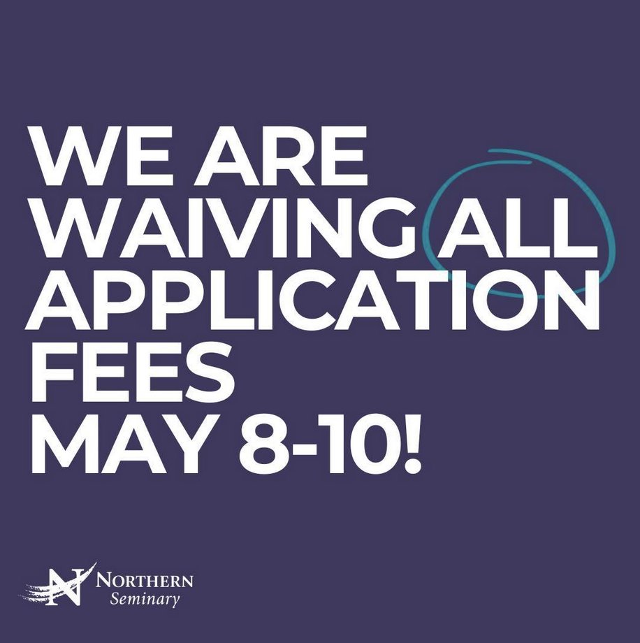 Applying to Northern? Thinking about seminary? Time to get your application in! @nseminary seminary.edu