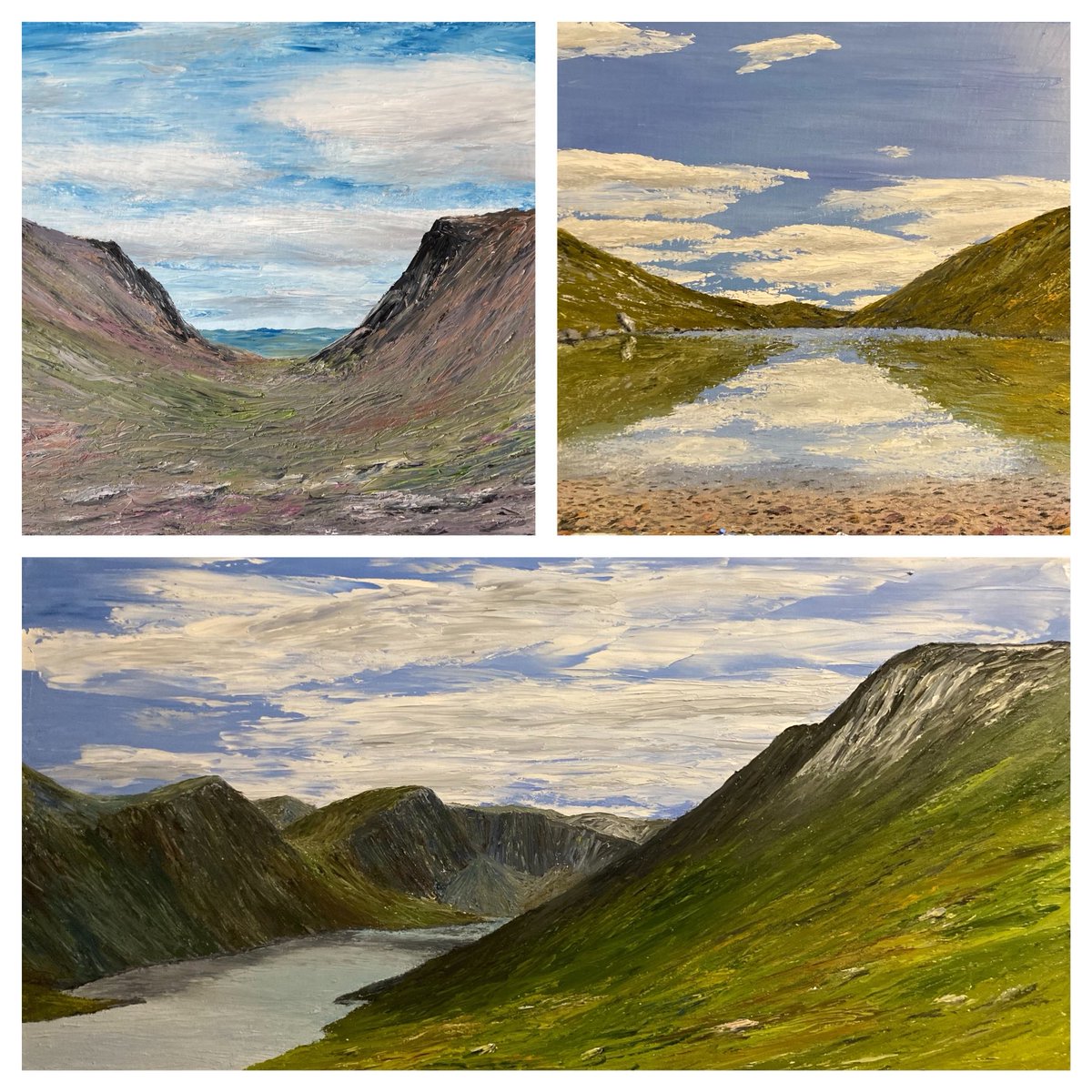 A few paintings of the Cairngorms.