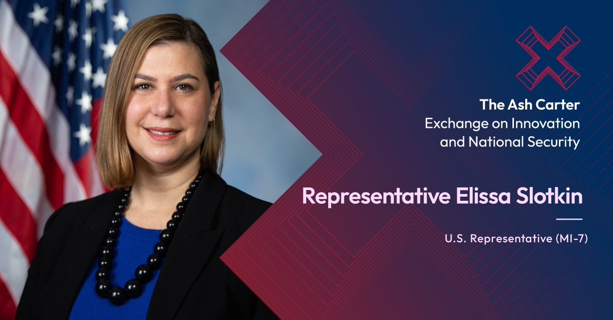 Excited for what is to come at the #CarterExchange24? @RepSlotkin joins our lineup of distinguished speakers. Keep up with our panel updates and speakers right here: bit.ly/4d5Kdt7 

 #SCSPTech #EmergingTech