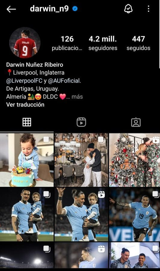 😳 Darwin Núñez ha borrado de su Instagram todas las fotos con el Liverpool... ¿Qué pasó? 🤔