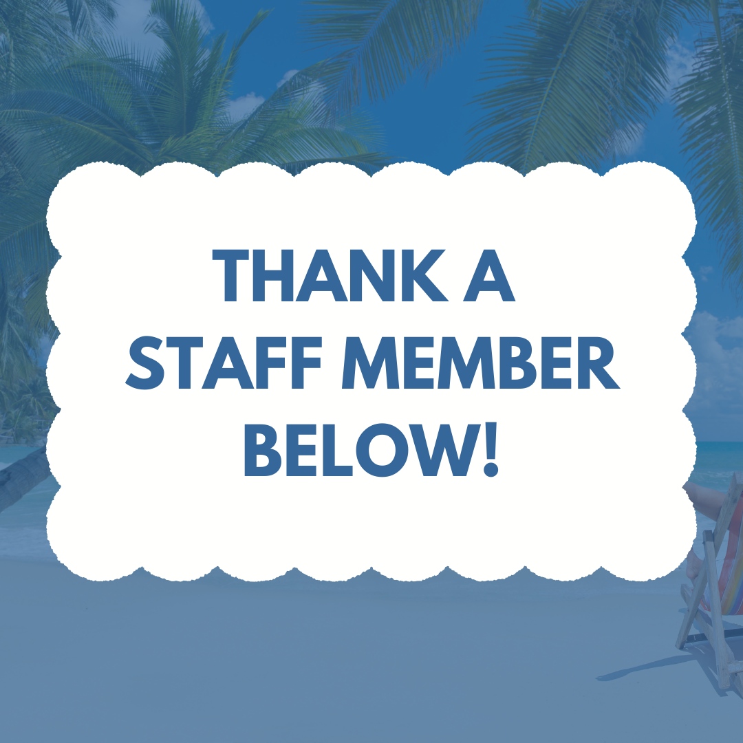 Let's show our gratitude for our incredible staff! Share your thanks in the comments for a staff member who has made a positive impact at our schools. Let's make waves with our appreciation! 🌊 

#D127 #D127GetsReal #StaffAppreciationWeek