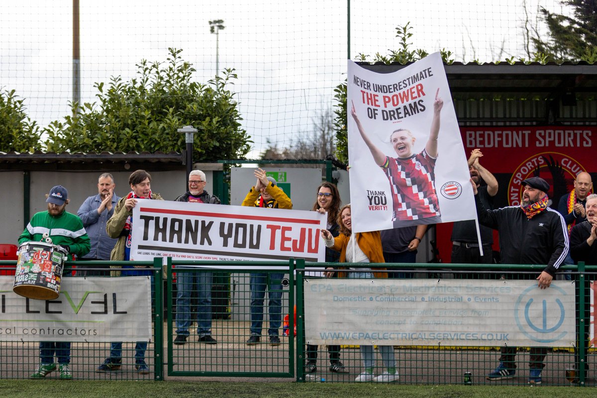 Women's First team finished a season of transition with a 2-0 defeat away to @BrentfordFCW . Another day of sad farewells but the performance highlighted the progress made this year and the exciting prospects for next season. MatchDay Photos : flickr.com/photos/clapton…