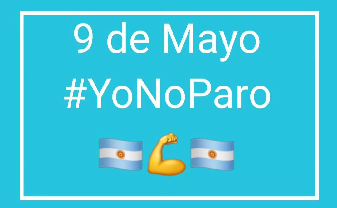 #YoNoParo 🇦🇷💪🇦🇷
🖐️ Basta de picotear nuestro progreso