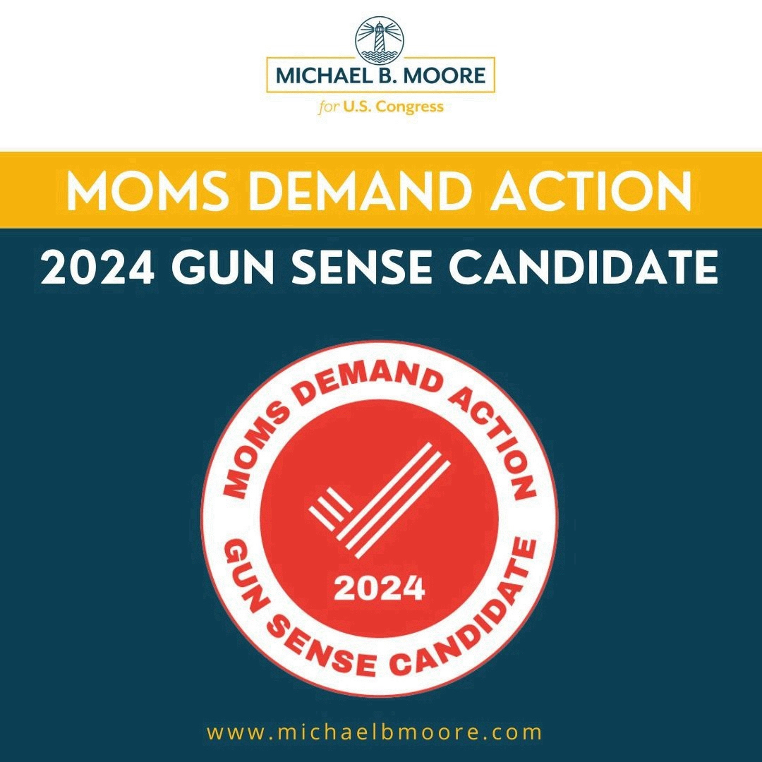I’m incredibly grateful to @MomsDemand for awarding our campaign the 2024 Gun Sense Candidate distinction.

This group’s important work has saved lives — and I fully support its efforts to create safer communities for the families of #SC01.