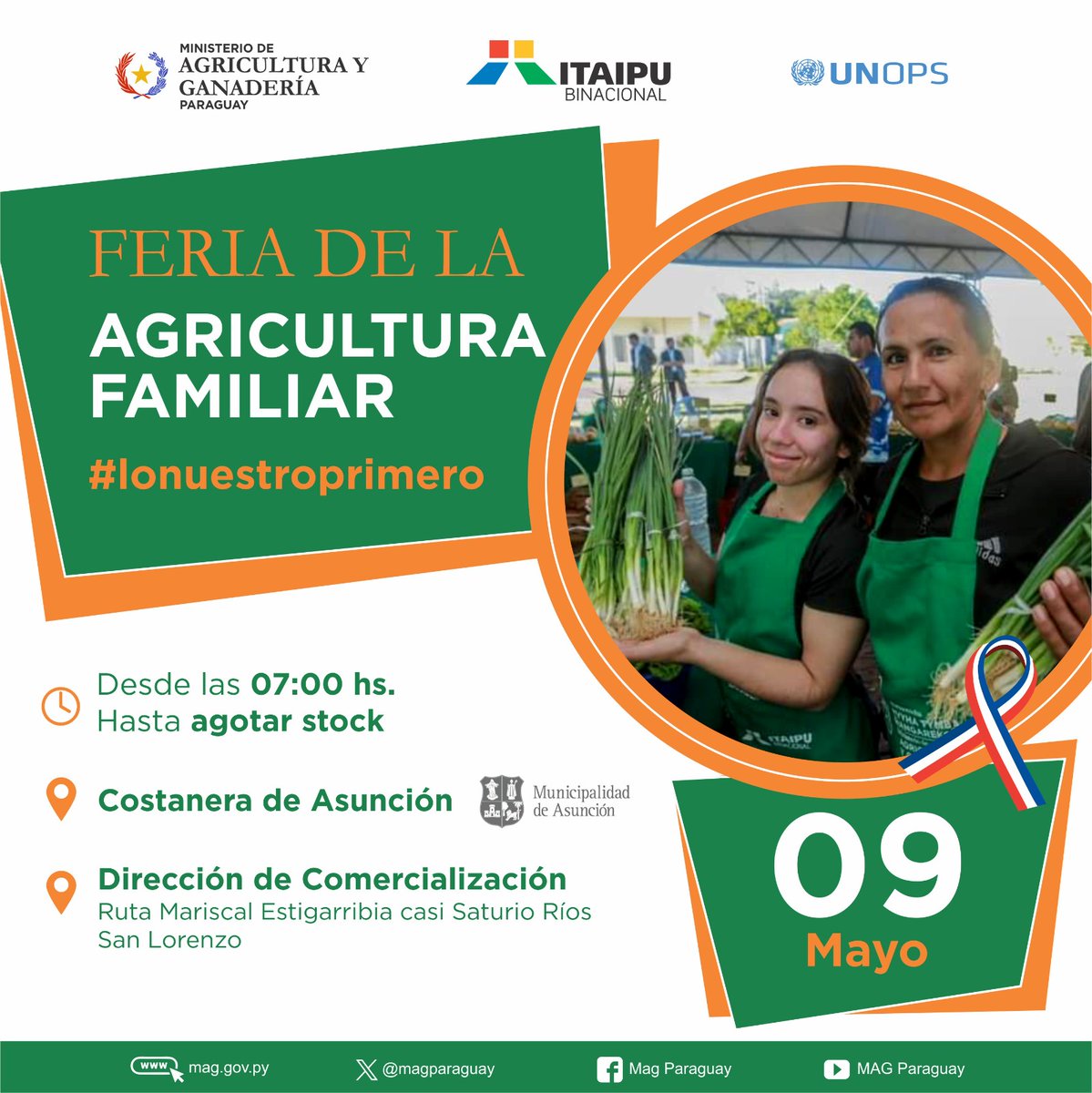 Ferias del @magparaguay para agendar 📒✍️ #LoNuestroPrimero #GobiernoDelParaguay