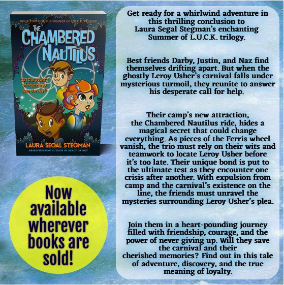 Congratulations to @ThePageLadies, Giveaway winner of The Chambered Nautilus, a magical tale of adventure, discovery, and the true meaning of loyalty. Please DM your mailing address!

#writingcommunity #teachers #librarians #TeacherTwitter #writerscommunity #middlegrade #kidlit