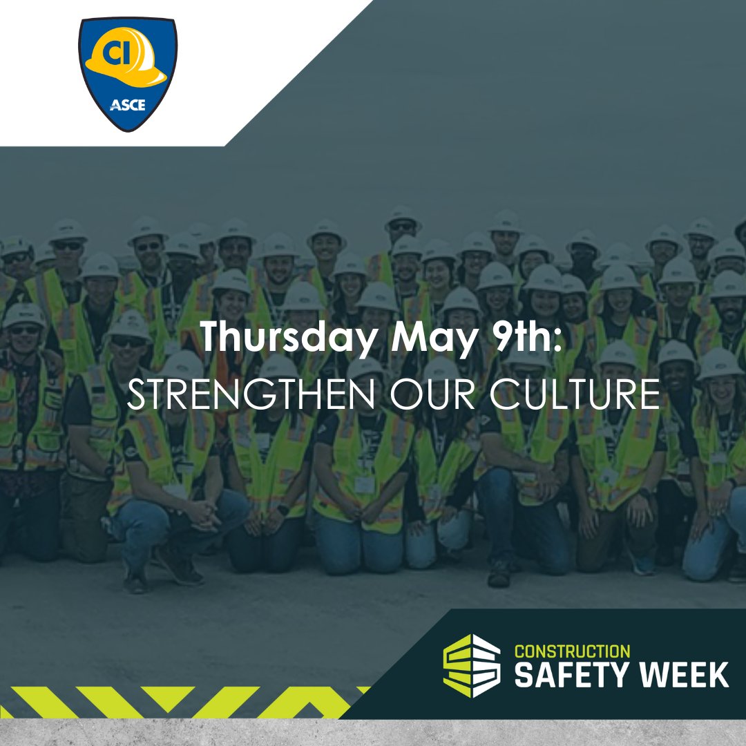 Safety is our top priority, and it's a collective effort. Strengthening our safety culture requires commitment from every level of the organization. Let's continue to build a culture where safety comes first, always. 🚧#ConstructionSafetyWeek #SafetyCulture
