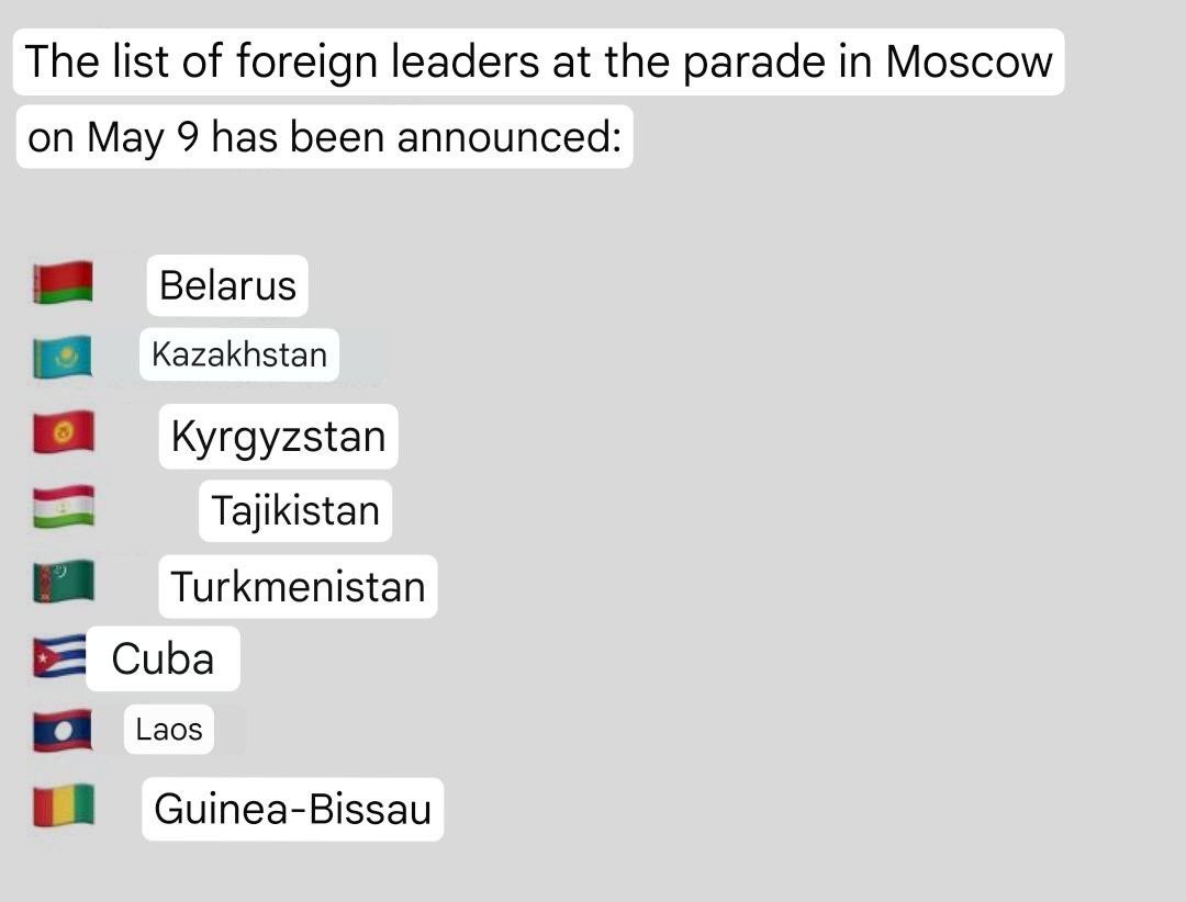 putin has gathered 'serious opponents' in opposition to the Big Seven 😂 Maks23