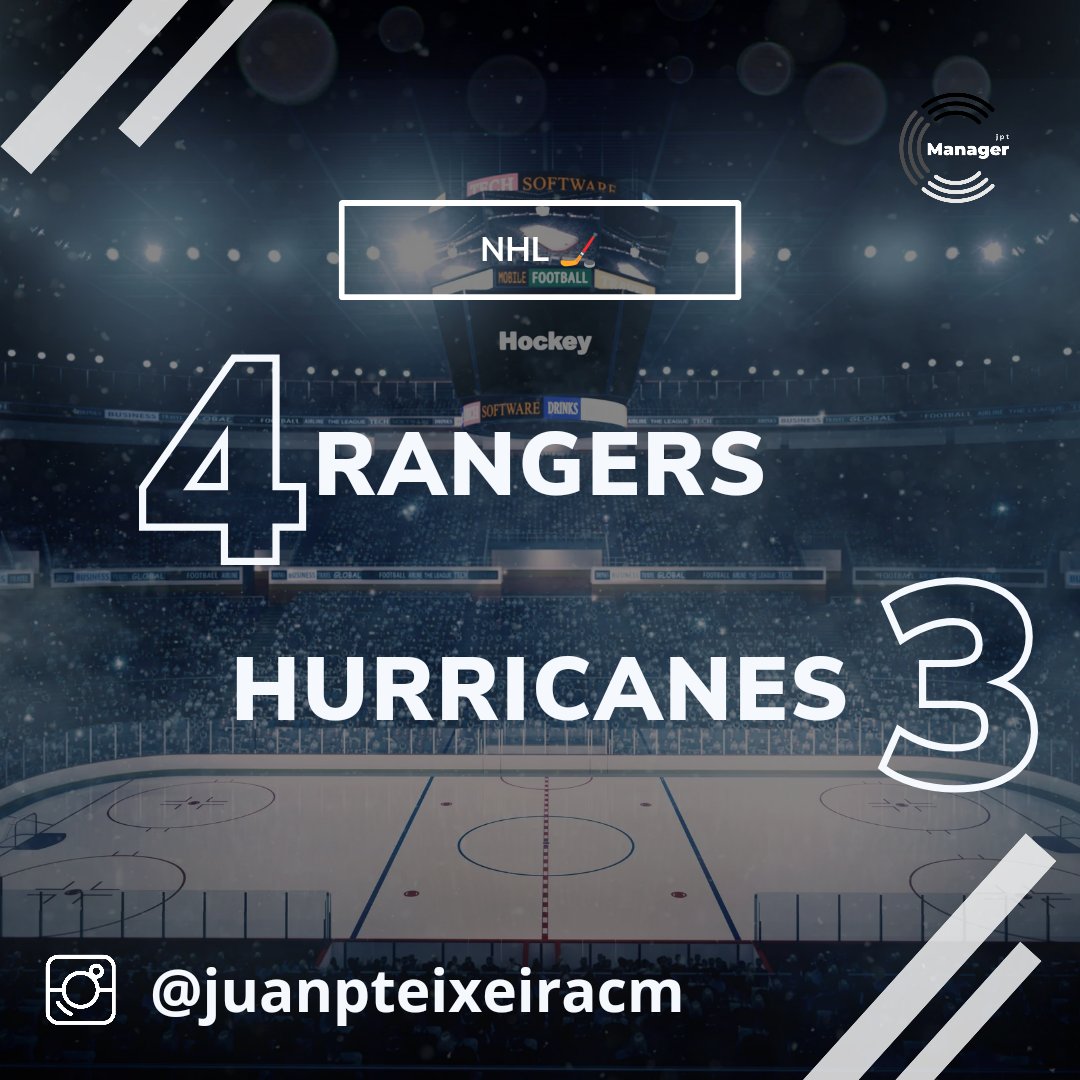 #NHL 🏒🇺🇸

Ronda 2

🔵🔴 @NYRangers 4️⃣
🔴⚫ @Canes 3️⃣

#NHLPlayoffs2024 #HockeyTwitter #newyorkrangershockey #carolinahurricaneshockey #Rangers #hurricanes #nhlhockey #StanleyCupPlayoffs #NHLPlayoffs #NHLnaESPN #hockeyplayers #hockeygame #hockeyfan #NHLPlays #playoffs