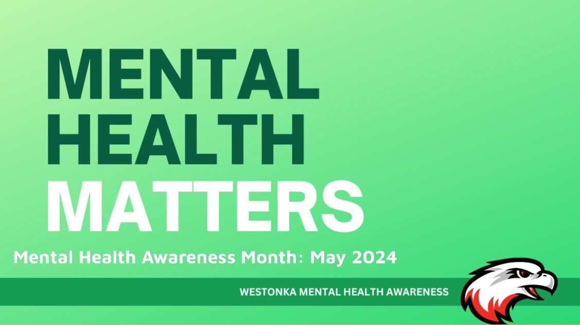 May is Mental Health Awareness Month. MWHS wants are students and staff to be physically, emotionally, &amp; mentally healthy. Simple tips and reminders will help our students and staff be more aware of how to take care of ourselves, how to help each other, and how to find resources.