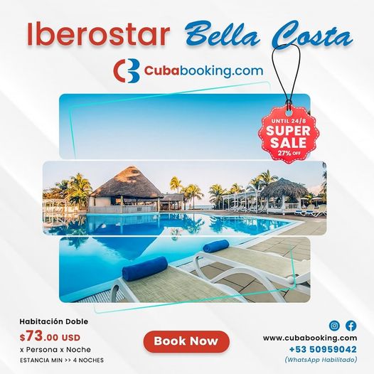 Cubabooking  offers unique Places and Prices for you to enjoy an amazing summer time  !! Cuba is the perfect destination with the most beautiful beaches and  the friendliest staff!!
Live the experience with Cubabooking_com
#BookNow #Summer2024 #cubabookingoffers #bestdestination