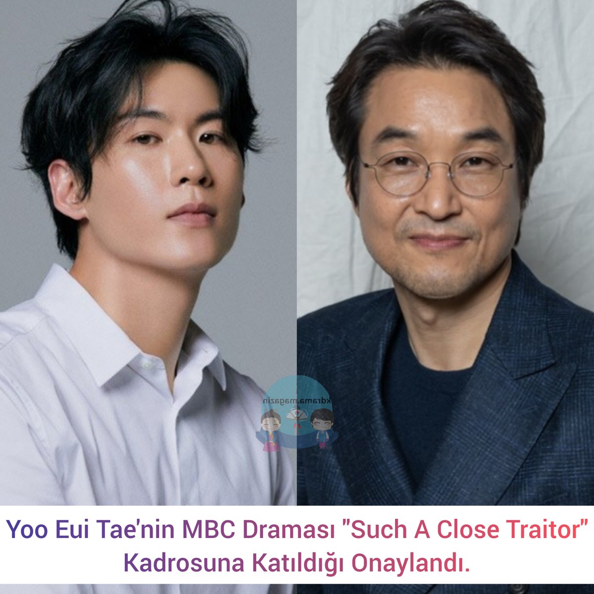 #YooEuiTae'nin MBC Draması #SuchACloseTraitor Kadrosuna Katıldığı Onaylandı.

🎬Kendisi, #ChaeWonBin'in lisedeki öğretmeni olan, bir öğretmen olarak inançlı ve öğrencilerle dikkatle ilgilenen Park Jun-tae'yi canlandıracak. 

#HanSukKyu #HanYeRi #OhYeonSoo #SuchACloseTraitor