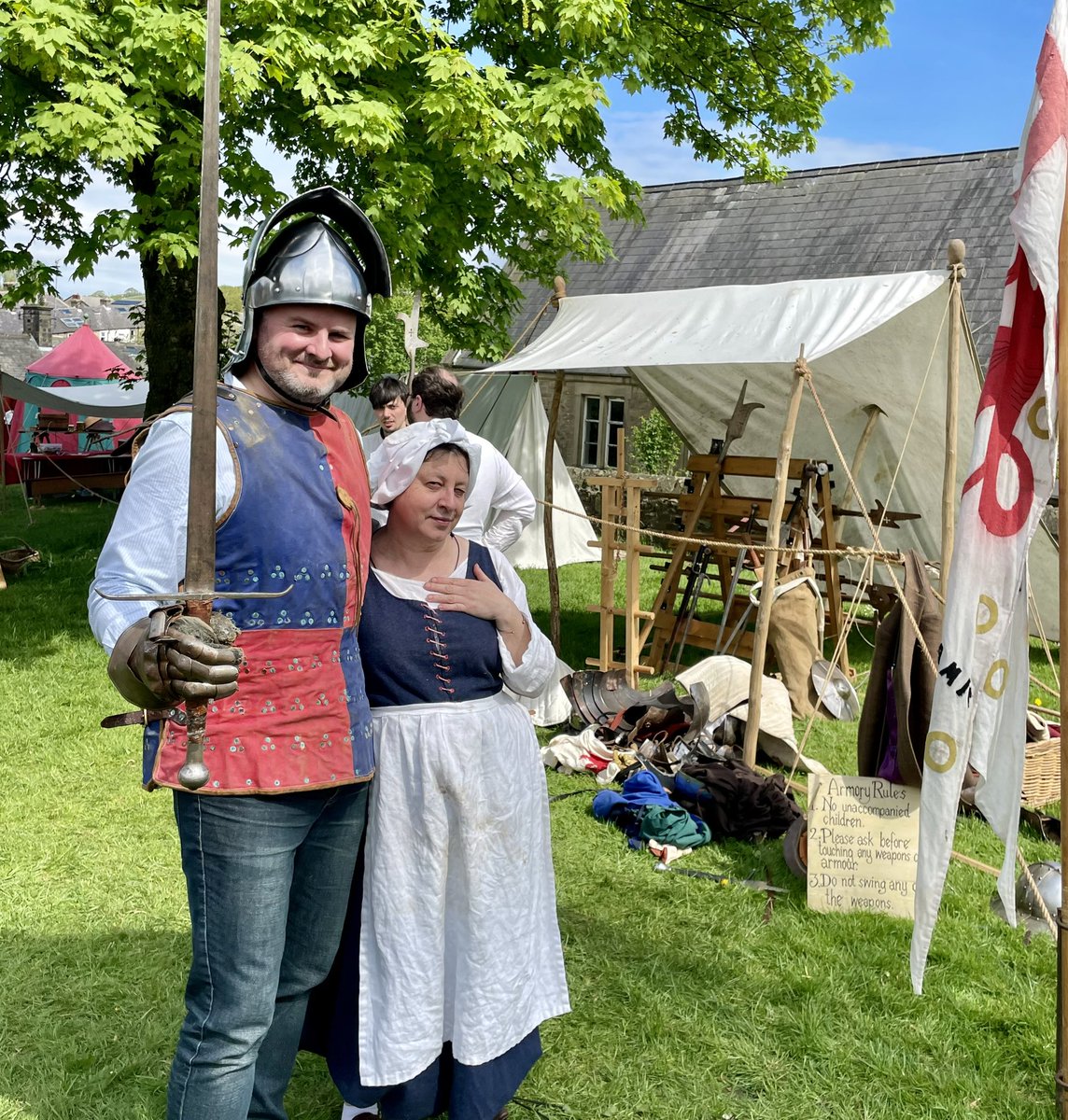 ⚔️ Enjoyed the War of the Roses Era family fun day yesterday in Earby ⚔️
