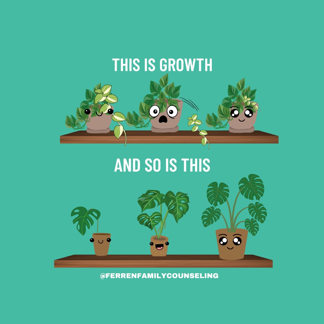 When we’re open to how our growth journey is instead of trying to rush it, it helps us be content with how far we’ve come. 
#GrowthMindset #GrowThroughIt #onestepatatime #memphistherapist #cooperyoungmemphis #ferrenfamilycounseling