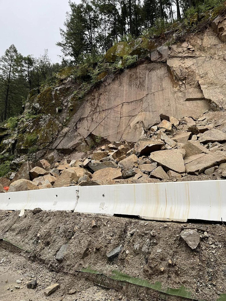 #TrafficAlert Due to the storm over the weekend, State Route 70 (SR-70) encountered another slide. SR-70 will remain closed from Jarbo Gap to Greenville Wye and the scheduled nightly openings this week will be cancelled. Full closure will remain until the new slide is cleared.