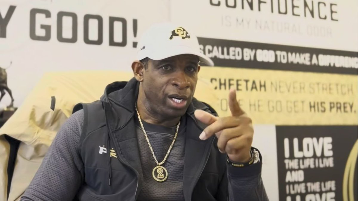 .@DeionSanders discusses viral tweets — what was meant and what wasn't. Read the full story here: theepregameshow.com/2024/05/deion-…