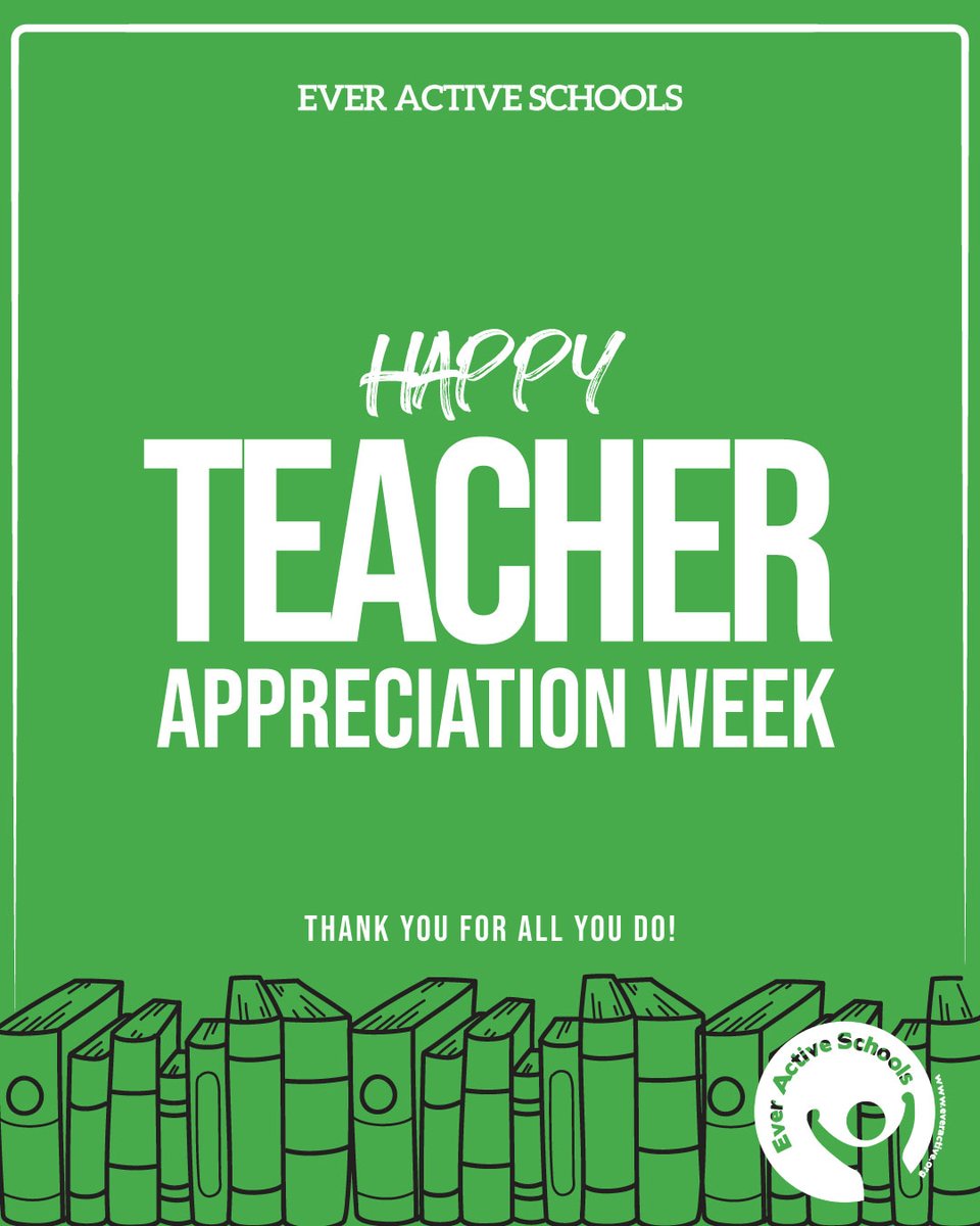 🧑‍🏫Happy #TeacherAppreciationWeek!👩‍🏫 🍎We are so grateful for the hard work and dedication you bring to the classroom every day. Also, check out our newest blog post at the link below to see what our very own Educator Advisory Council is up to! 🔗 everactive.org/blog/learning-…