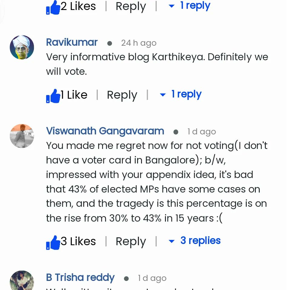 #IVoteforSure #MeraVoteDeshkeliye

edgroom.com/edblog/no-excu…

Go through the above link to read the full blog. Comment your opinion on the blog page, most importantly please vote in the ongoing elections!