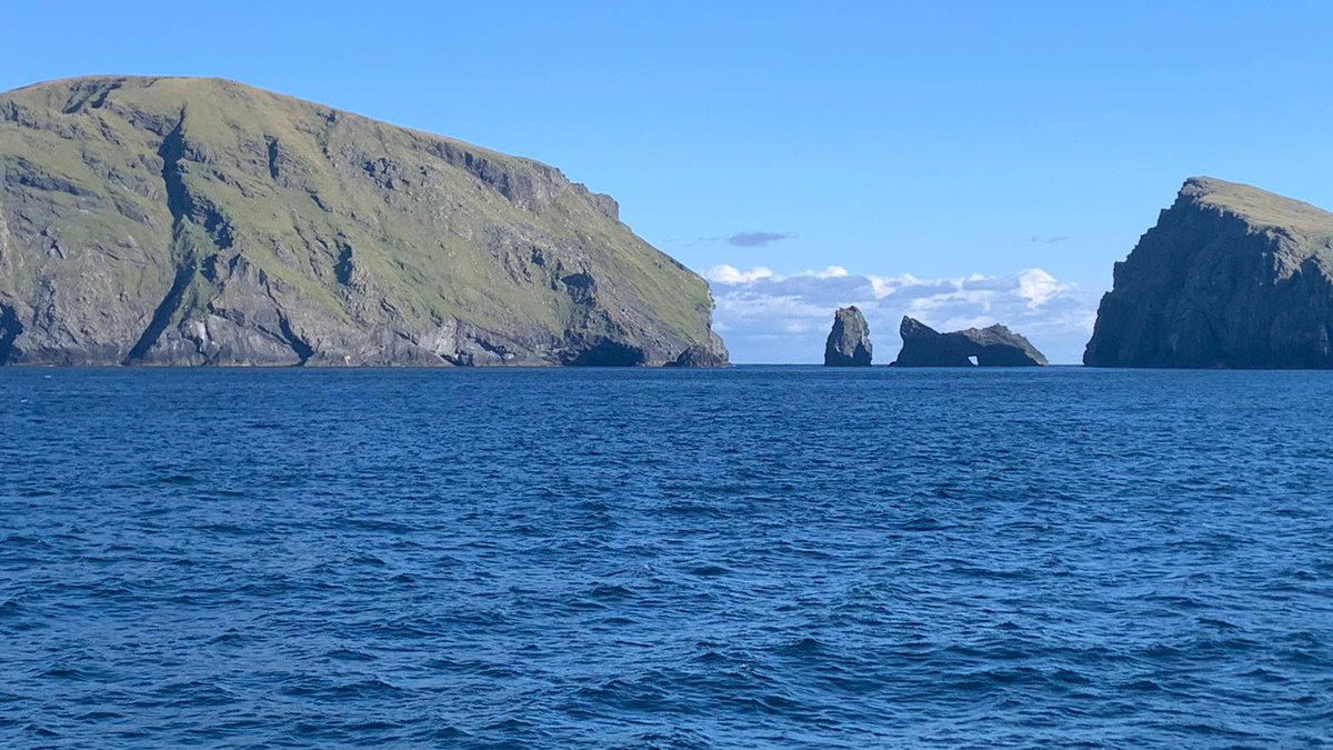 One of the glories of a visit to St Kilda is sailing around Borerary and Stacs Lee and Armin - with the amazing geology and the sight and sound of a Gannet colony often reduces guests and crew to awed silence, however many times they've seen it.