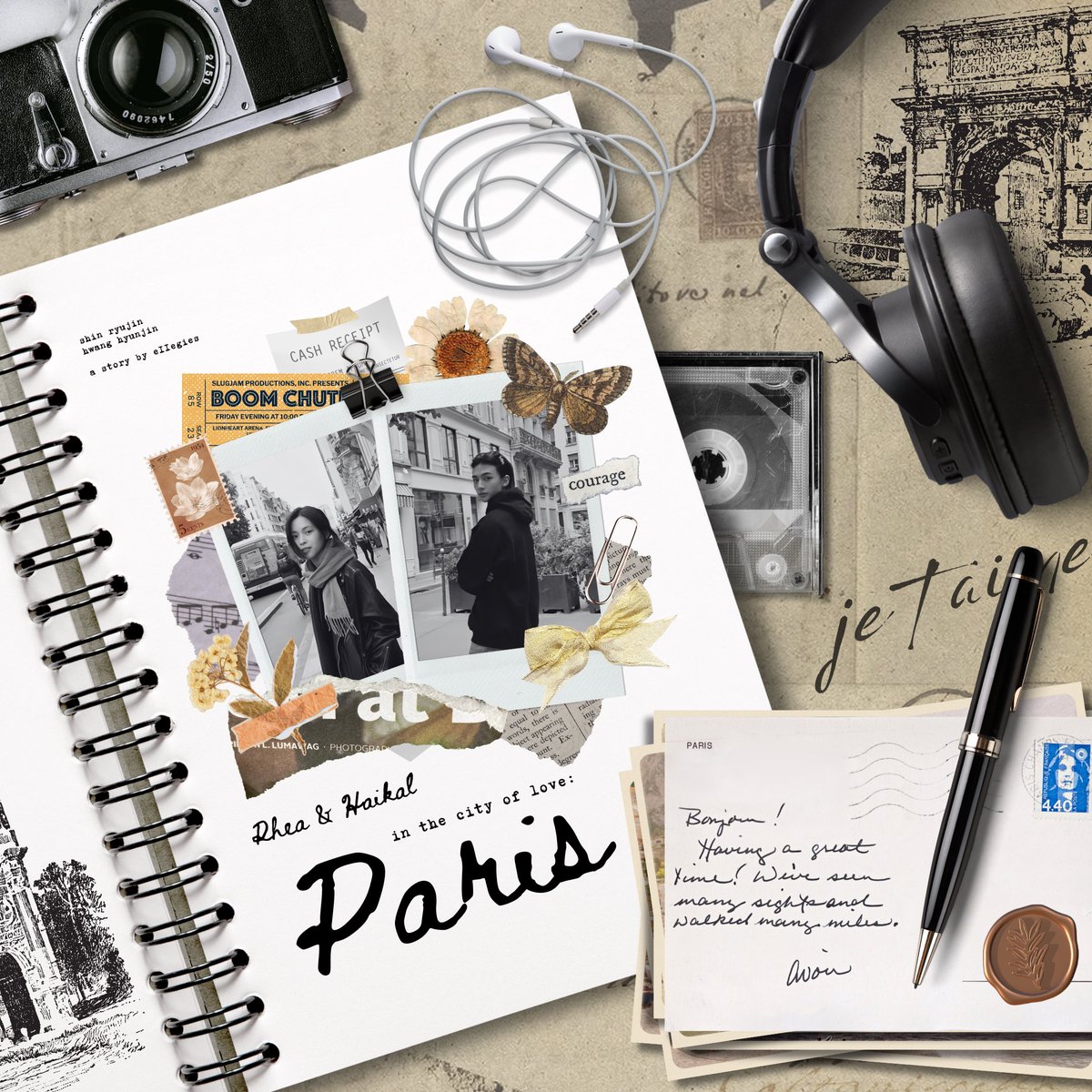 In The City of Love: Paris. 

— a #camelon story.